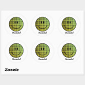 Pro Vaccin - Immuunsysteem - gevaccineerd - immuni Ronde Sticker (Vel)