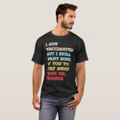 Pro-vaccinatie - Vax-team vax T-shirt (Voorkant volledig)