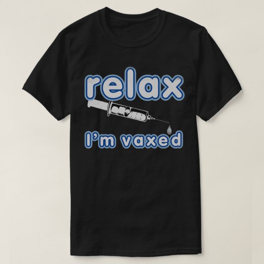 Pro Vaccination Funny Rela I'm Vaed Safely Vaccina T-shirt (Design voorkant)
