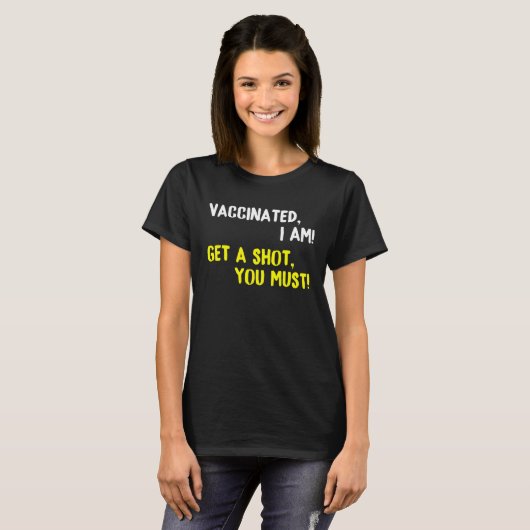 Pro Vaccine Gift Funny Vaccin krijgt een heet hang T-shirt (Voorkant volledig)