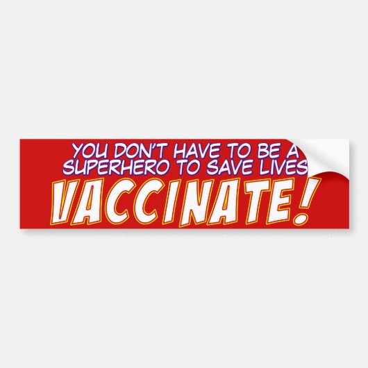 Pro-vaccinsticker - vaccins - Pro-Vax Bumpersticker (Voorkant)
