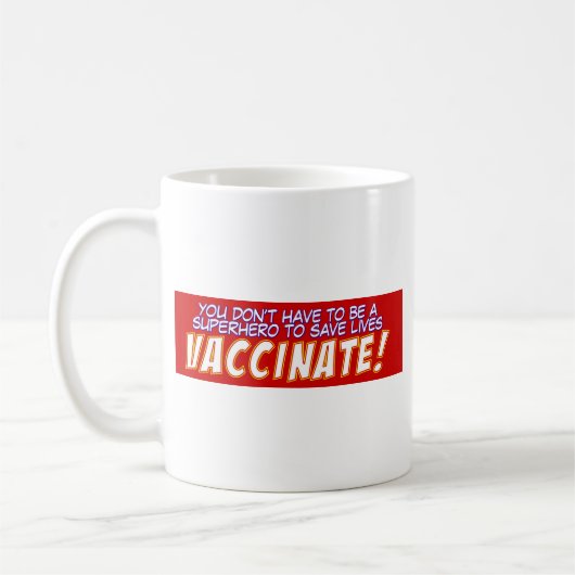 Pro-vaccinsticker - vaccins - Pro-Vax Koffiemok (Links)