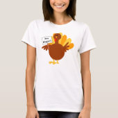Pro Vegan Turkey Protest Shirt (Voorkant)