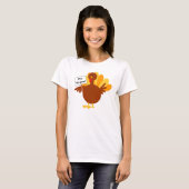 Pro Vegan Turkey Protest Shirt (Voorkant volledig)