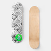 Pro Voca Design Pinflower Dos Persoonlijk Skateboard (Voorkant)