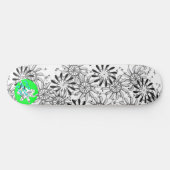 Pro Voca Design Pinflower Dos Persoonlijk Skateboard (Horizontaal)