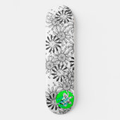 Pro Voca Design Pinflower Dos Persoonlijk Skateboard (Voorkant)