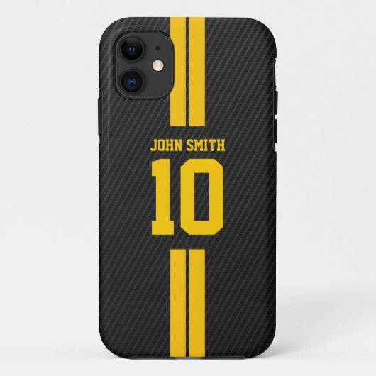 Pro Voetbalshirt Donkere Koolstofvezel iPhone 5 Ho Case-Mate iPhone Case (Achterkant)