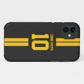 Pro Voetbalshirt Donkere Koolstofvezel iPhone 5 Ho Case-Mate iPhone Case (Achterkant (horizontaal))