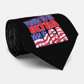 Pro voor ondersteuning van President Trump Stropdas (Opgerold)