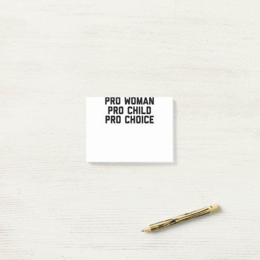 Pro vrouw Pro - Keuze uit kinderen Post-it® Notes (Op bureau)