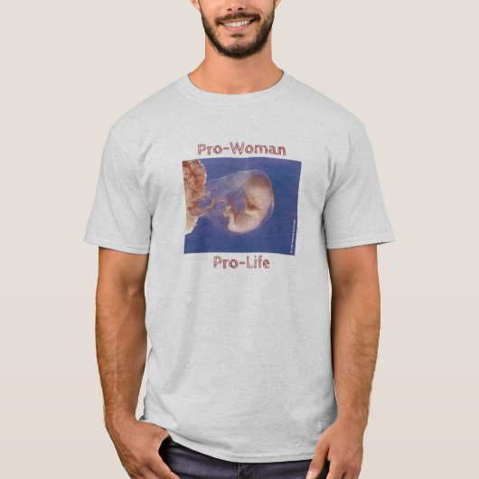 Pro-vrouw Pro-life T-shirt (Voorkant)
