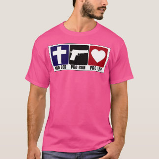 Pro Wapen Pro God Pro Leven T-shirt