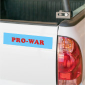 Pro War Bumpersticker (Op Truck)