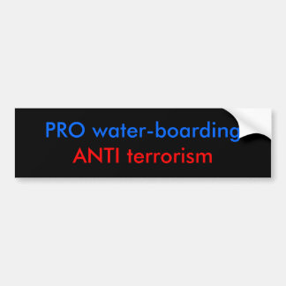 PRO-waterinstapsysteem Bumpersticker
