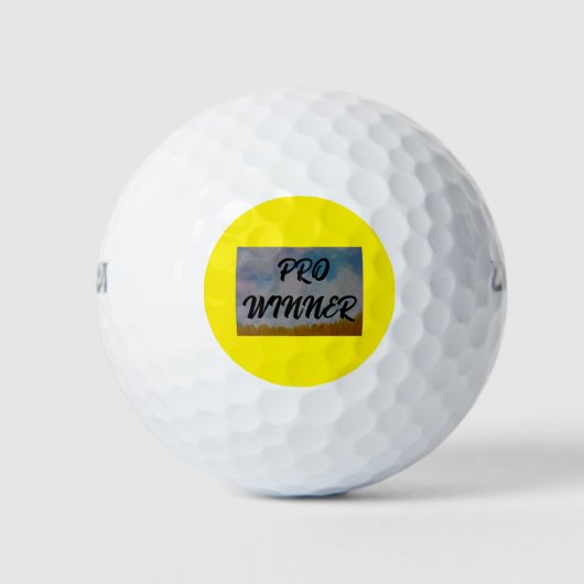 Pro Winnaar Golfballen (Voorkant)