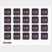 Pro Women Pro Choice - Aboringrechten Vierkante Sticker (Vel)