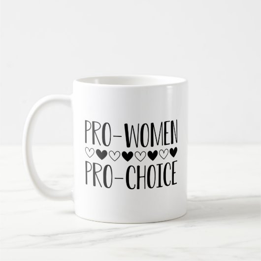Pro Women Pro Choice Koffiemok (Links)