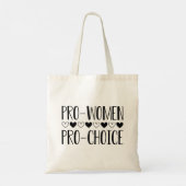 Pro Women Pro Choice Tote Bag (Achterkant)