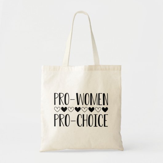 Pro Women Pro Choice Tote Bag (Voorkant)