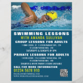 Pro-zwemmer, zwemles Adverteren brochure (Voorkant)