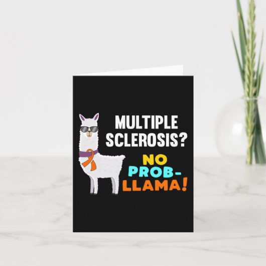 Prob-lama multiple sclerose krijger overlevende AW Kaart (Voorkant)