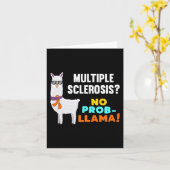 Prob-lama multiple sclerose krijger overlevende AW Kaart (Gele Bloem)