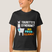 Prob-lama Tourette Syndroom Krijger Overlevende Aw T-shirt (Voorkant)
