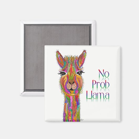 Prob Llama Llama Magnet (Voorkant / Achterkant)