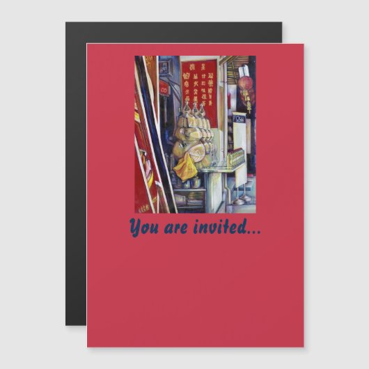 Probabilistic, Singapore Magnetische Uitnodiging (Voorkant / Achterkant)