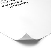 Probabilistische Thinker Inside (Bell Curve Humor) Poster (Hoek)