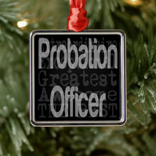 Probability Officer Extraordinaire Metalen Ornament (Boom)