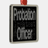 Probability Officer Extraordinaire Metalen Ornament (Rechts)