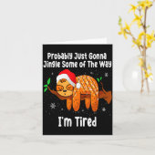 Probably Just Going To Jingle Some Of The Way Funn Kaart (Gele Bloem)