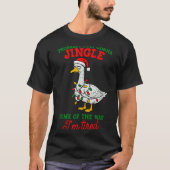 Probably Just Gonna Jingle I’m Tired Lazy Christma T-shirt (Voorkant)