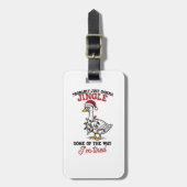 Probably Just Gonna Jingle Some Goose Christmas  Bagagelabel (Voorkant verticaal)