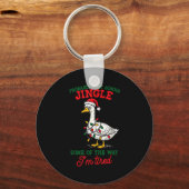Probably Just Gonna Jingle Some Of The Way Christm Sleutelhanger (Voorkant)