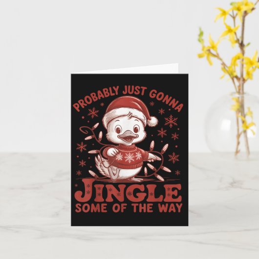 Probably Just Gonna Jingle Some Of The Way, Duck C Kaart (Gele Bloem)