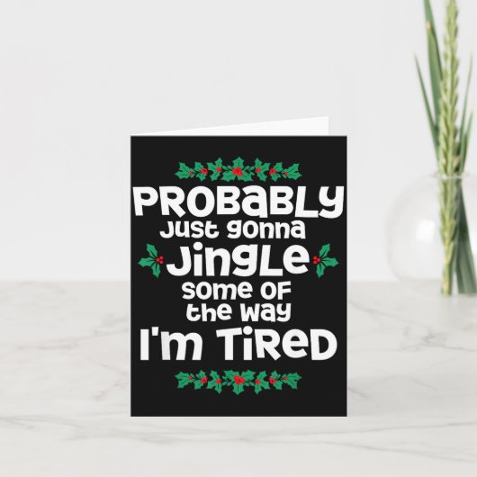 Probably Just Gonna Jingle Some Of The Way I'm Tir Kaart (Voorkant)
