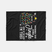 Probably Just Gonna Jingle Some Of The Way Tired C Fleece Deken (Voorkant (Horizontaal))