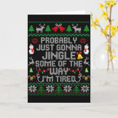 Probably Just Gonna Jingle Some The Way I'm Tired  Kaart (Gele Bloem)