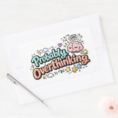 Probably Overthinking Sticker (Envelop)