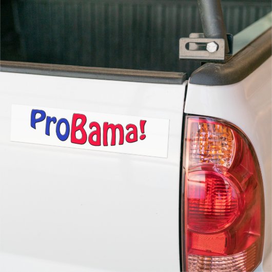ProBama Bumpersticker (Op Truck)