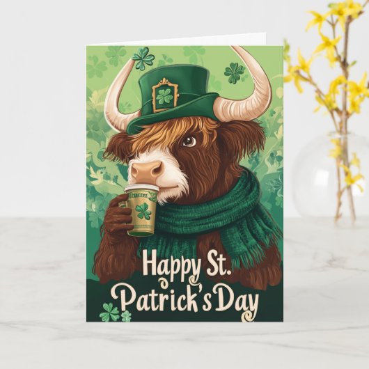 Probast Patricks Folded Card Kaart (Gele Bloem)