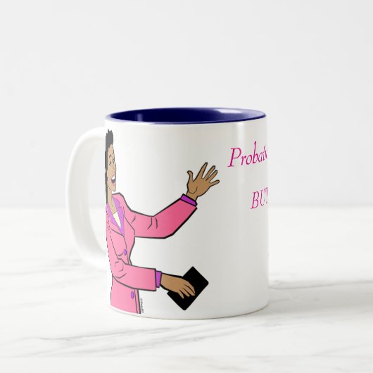 Probation and Parole Humor coffee mugs Tweekleurige Koffiemok (Voorkant links)