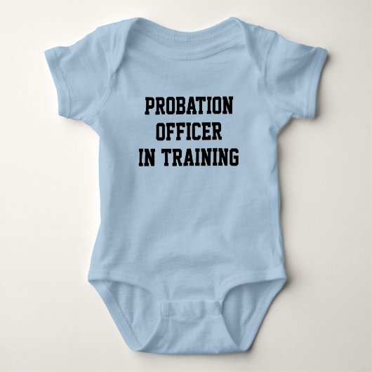 Probation Officer In Training Funny Parole Officer Romper (Voorkant)