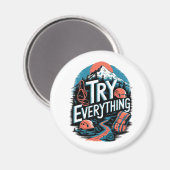 Probeer alles magneet (Voorkant / Achterkant)