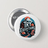 Probeer alles ronde button 5,7 cm (Voorkant /achterkant)