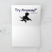 "PROBEER ANYWAY" ELGF-reeks Feestdagen Kaart (Binnen)