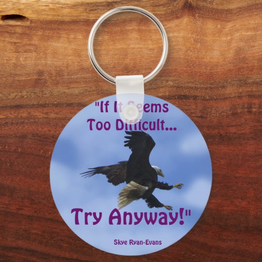 "PROBEER ANYWAY" ELGF-reeks Sleutelhanger (Voorkant)